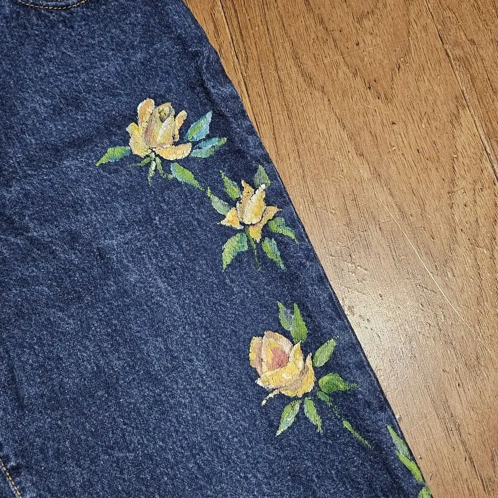 Vtg 90s Levis 501 XX 17501 0115 Womens Denim Jeans Size 9 Blue Made In USA 26x32 - Picture 4 of 15